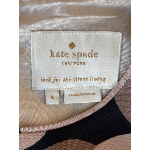 Kate Spade‎ New York Sleeveless Floral Sheath Dress Size 4 Cotton Silk Blend - Picture 4 of 8